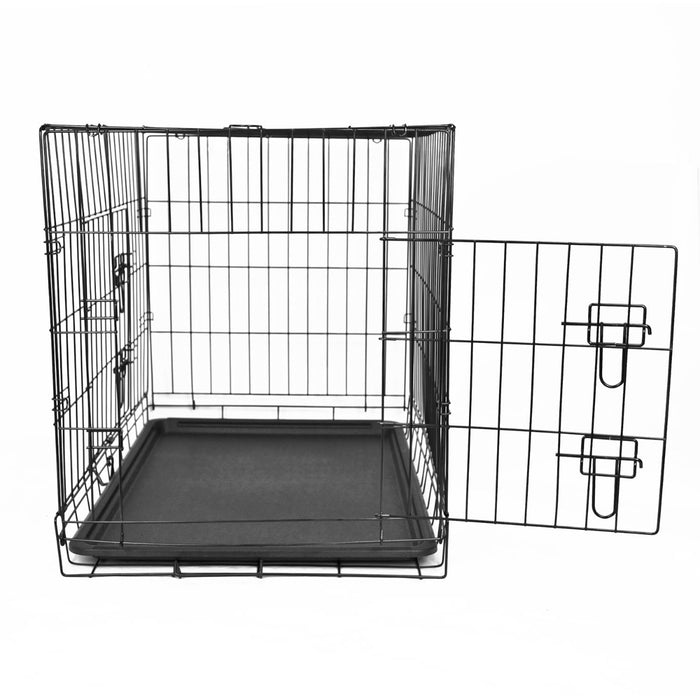 Heavy-Duty Pet Crate - 30-Inch Indoor and Outdoor Dog Kennel - Ideal for Medium-Sized Dogs and Safe Pet Confinement