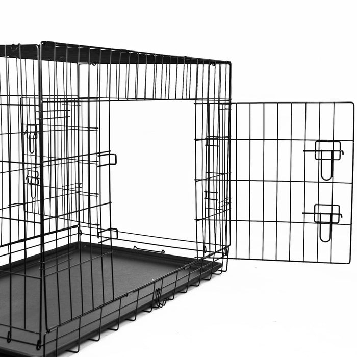 Medium-Sized 36" Pet Crate - Sturdy Dog and Cat Kennel - Safe and Comfortable Travel Solution for Pets