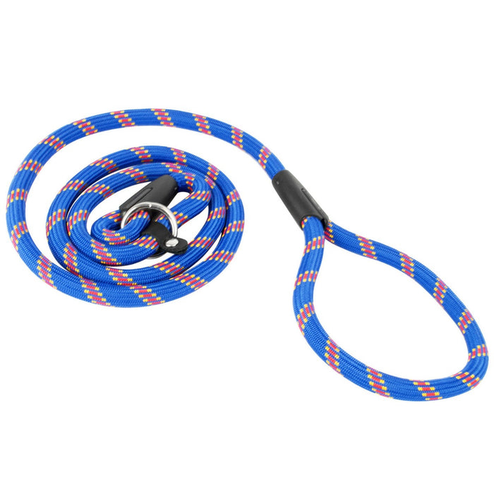 Adjustable 1.5m Dog Leash in Blue - Durable Pet Lead with Variable Length - Ideal for Training & Walking Puppies to Medium Dogs