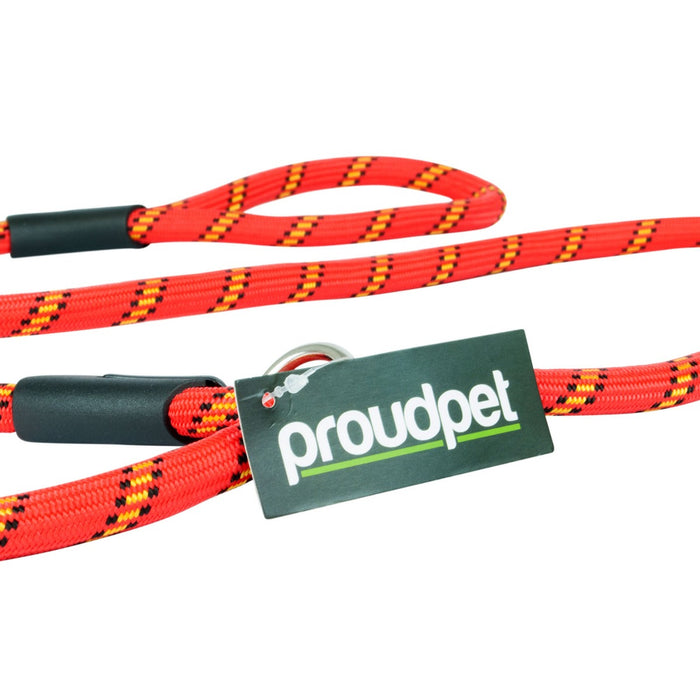 Red Adjustable Canine Leash - 1.5m Durable Safety Lead for Dogs - Perfect for Training & Walking Your Pet