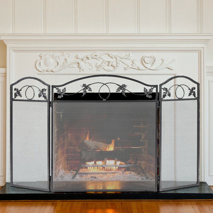 Fireguard Brand - Freestanding Fire Screen for Fireplace Protection - Ideal for Homes with Kids and Pets