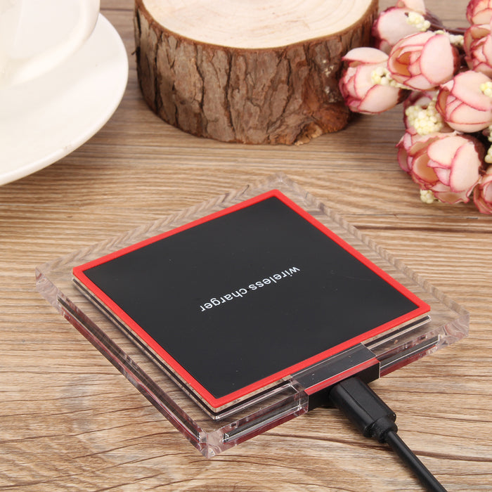 Qi Standard Wireless Charger Mat - iPhone 8/8Plus, iPhone X, Samsung S8/S8 Plus, S7, S6 Charging - Perfect for Busy On-the-Go Users