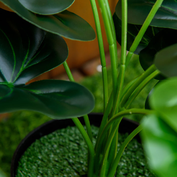 Artificial Calla Lily Flowers - Set of 2 Realistic Faux Plants in Nursery Pots, 55cm - Perfect for Indoor & Outdoor Home Decor