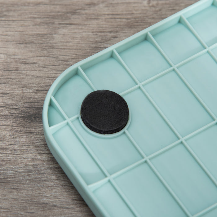 Hooded Kitten Litter Tray with Scoop & Filter - Spacious 43x44x47cm Green Litter Box with Flap Door - Ideal for Odor Control & Privacy for Your Cat