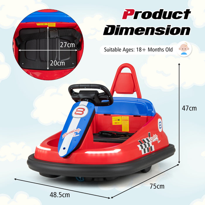 Bumper Car for Kids - 360° Spinning Electric Ride-on Vehicle with Dual Motors - Ideal for Active Children's Playtime Fun