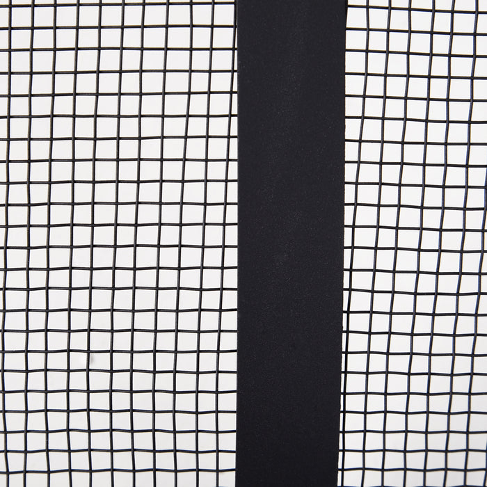 Steel Lift-Top Screen Firepit - Durable Outdoor Heating Solution with Mesh Cover - Ideal for Patio Entertainment and Cozy Evenings