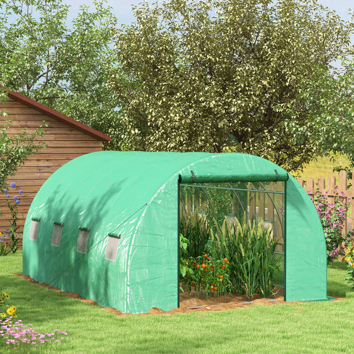 Polytunnel Greenhouse Sprinkler System - 4m x 3m Large Coverage - Ideal for Climate Control in Horticultural Structures