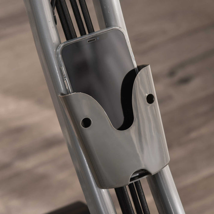 Foldable 2-in-1 Exercise Bike - Recumbent & Stationary with 8-Level Magnetic Resistance, Pulse Sensor, LCD Display - Ideal for Home Cardio and Fitness Training