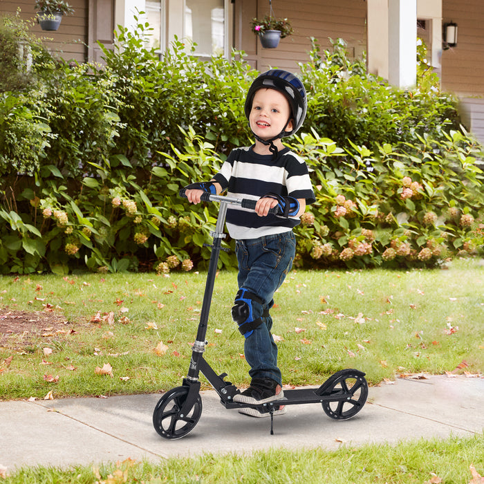 Adjustable Height Kids Scooter for 3-8 Years Old - Foldable, Rear Brake, Ride-on Toy - Ideal for Boys & Girls Outdoor Fun