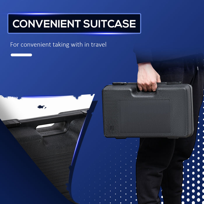 Adjustable Dumbbell Set with Solid Handle - Portable, Easy-to-Store Weights with Carry Case for Fitness Enthusiasts - Ideal for Men and Women’s Full-Body Workouts, Home and Office Use