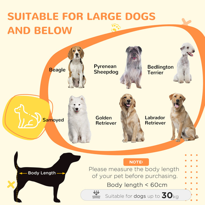 Large Three-Door Furniture-Style Dog Crate - Indoor Pet Enclosure with Locking Mechanism - Ideal for Big Dogs and Home Safety