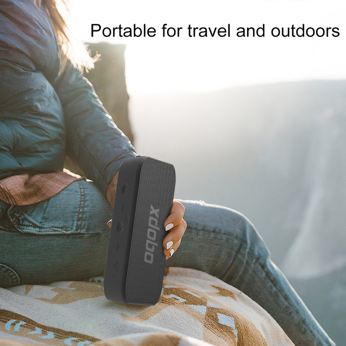 XDOBO Wing 20W - Portable Wireless Bluetooth 5.0 Speaker, IPX7 Waterproof Soundbar, Super Bass Stereo HiFi, Sound Box TWS Audio Player, Boombox - Ideal for Outdoor Enthusiasts and Music Lovers