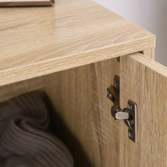 Modern Metal Frame Storage Cabinet - Adjustable Shelf with Handles and Tabletop - Stylish Organiser for Contemporary Home Decor