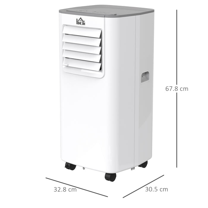 5000 BTU 4-in-1 Portable Air Conditioner - Cooling, Dehumidifying, Ventilating Functions with Fan - Includes Remote, LED Display, 24h Timer, Auto Shut-Down, Ideal for Small Rooms