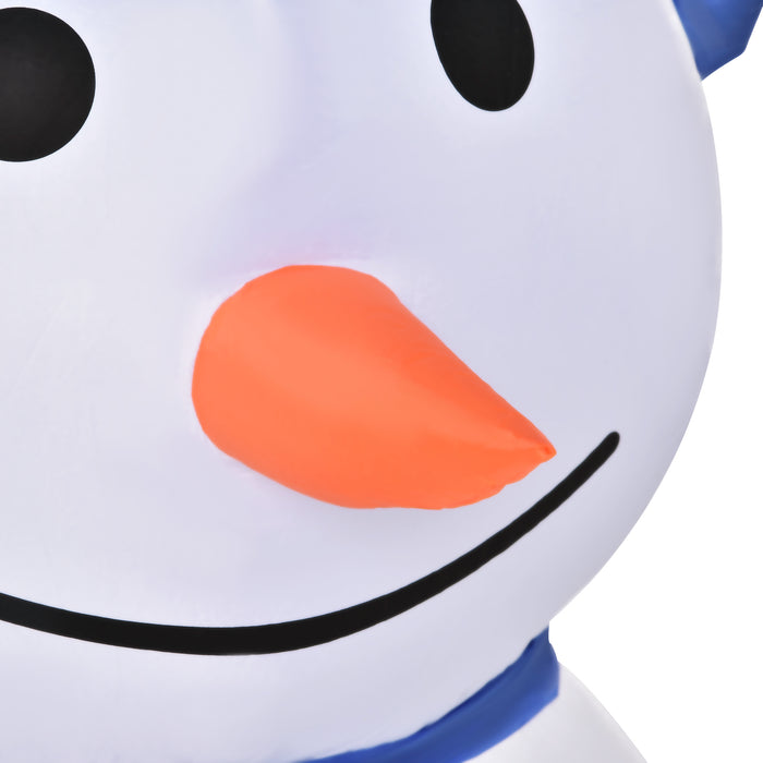 Inflatable Snowman with LED Lights - 1.8m Tall Christmas Outdoor/Indoor Decor - Festive Display for Home, Garden, and Lawn