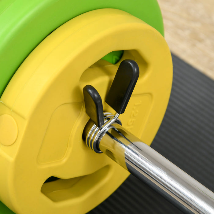 Adjustable 20kg Barbell Weights Set - Non-slip Handle and Body Pump Design for Enhanced Grip - Perfect for Home Gym Strength Training for Both Women and Men