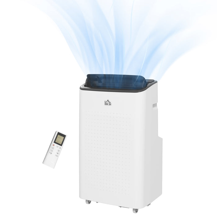 12,000 BTU Portable Air Conditioning Unit - Smart WiFi-Enabled Cooling for Rooms Up to 26m² with Dehumidifier & Fan - Includes Convenient 24-Hour Timer Function for Home Comfort