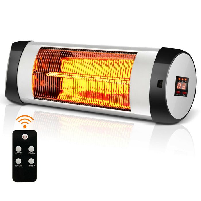 1500W Infrared Electric Heater - LED Display and Timer Feature - Ideal for Quick and Efficient Heating Solutions
