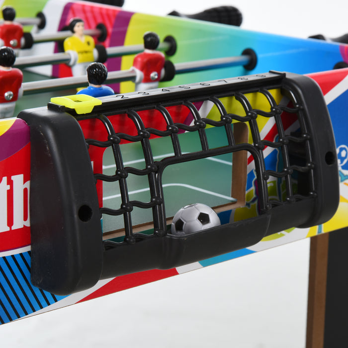 Competition-Sized 2.8ft Foosball Table - Indoor Arcade Football Game Experience - Perfect for Game Rooms & Bars Entertainment