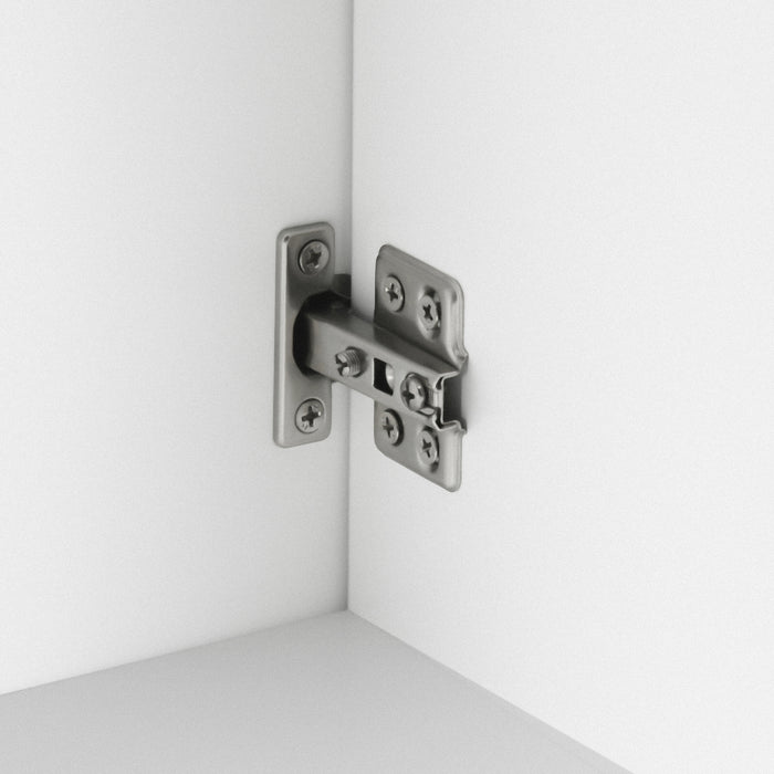 Under Sink Bathroom Mirror Cabinet - Basin Cupboard with Dual Door Storage and Elegant Gold Steel Legs - Stylish Organization for Restroom Essentials