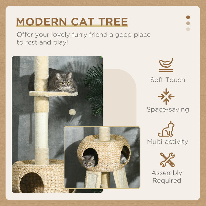 Extra Tall 255cm Cat Tree - Indoor Multi-Level Scratching Post with Cozy Cat Condo and Perches - Ideal Climbing and Lounging Solution for Felines