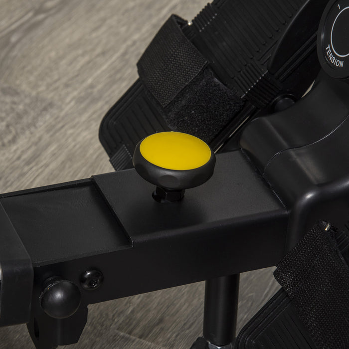 Adjustable Magnetic Rowing Machine - Digital LCD Monitor, Built-in Wheels for Easy Movement - Ideal for Full-Body Workout at Home or Gym