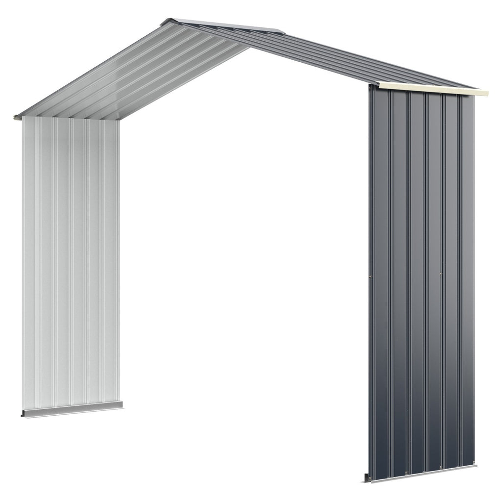 Shed Extension Kit - Compatible with 203cm Outdoor Storage Sheds - Ideal for Expanding Shed Capacity