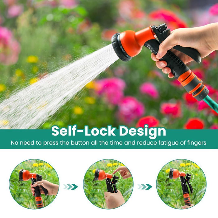 Wall-Mounted Hose Reel, Model 20+2M - Retractable, Auto Rewind, 20+2M Size - Perfect for Convenient Watering and Garden Maintenance
