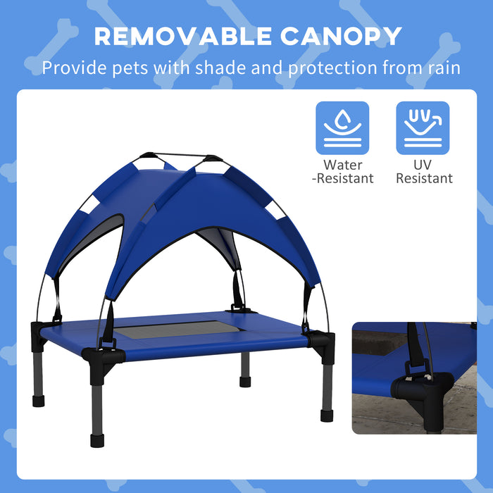 Breathable Mesh Elevated Dog Bed - Cooling, Washable Design for Mini to Small Dogs (61 x 46 x 63cm) - Ideal Comfort for Your Pet in Warm Weather