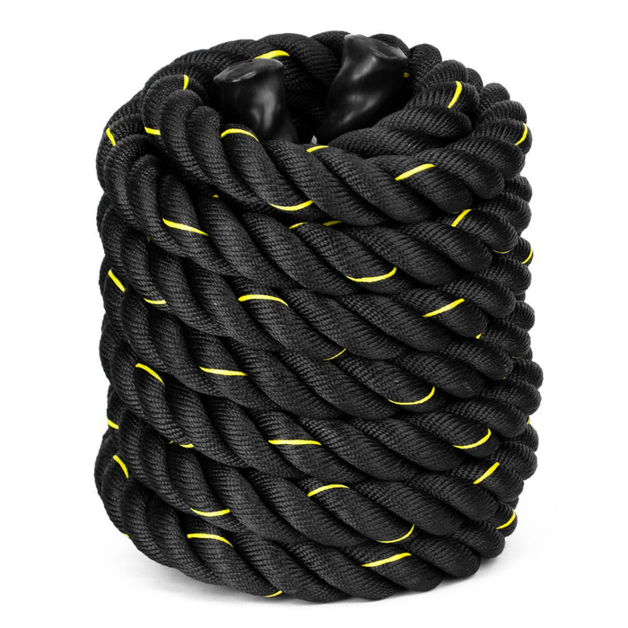 9m High-Strength Gym Battle Rope - Durable, Heavy-Duty Workout Accessory - Ideal for Full-Body Strength Training & Cardio FITNESS Enthusiasts