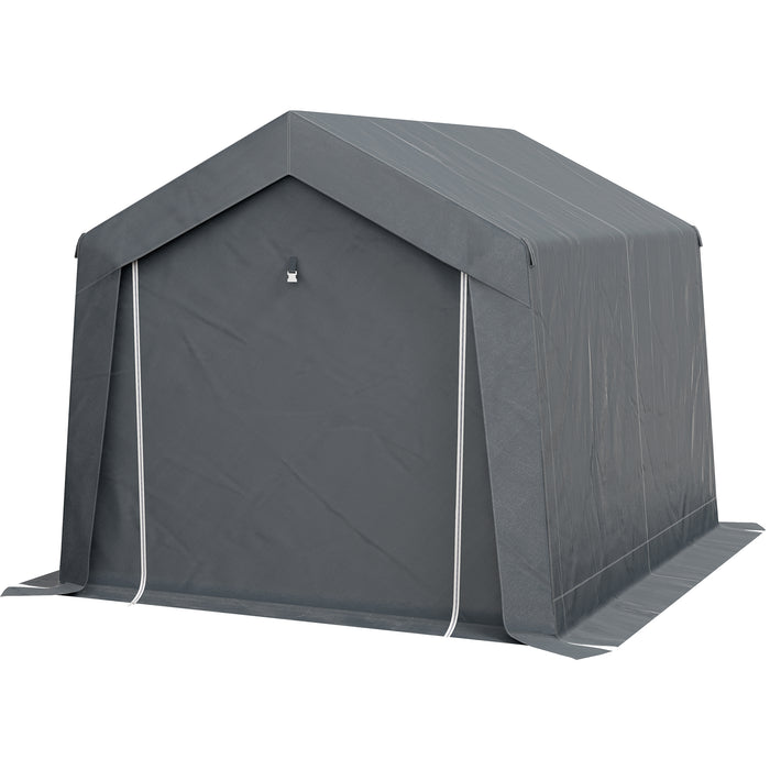 Waterproof 3x3m Outdoor Storage Tent - Heavy-Duty Portable Garden Shed with Ventilation Window - Ideal for Bike, Motorbike, and Garden Tools Protection