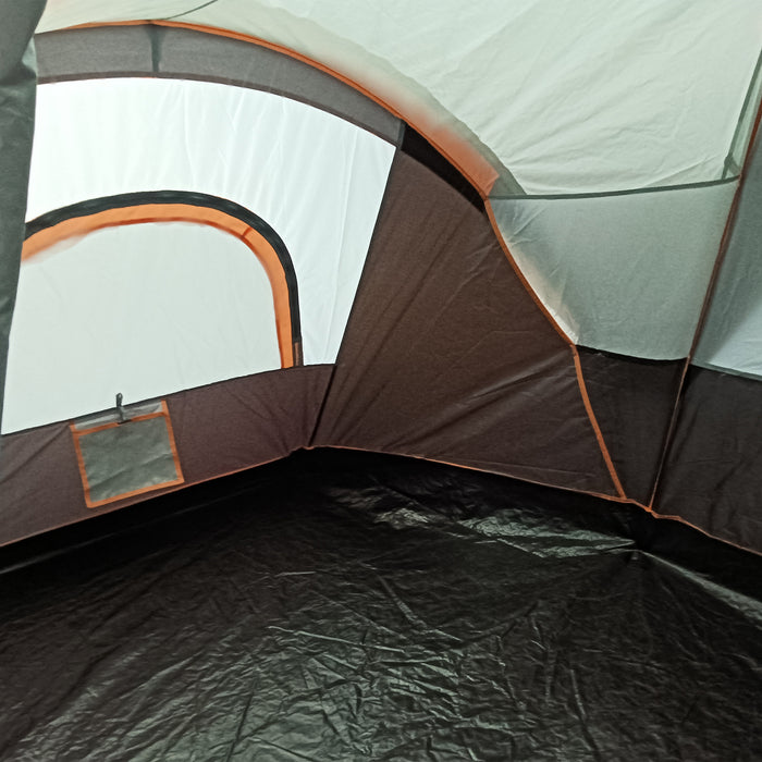 Dome Camping Tent for 5-6 People - UV Protected & 3000mm Water Resistant Outdoor Shelter for Hiking - Multicolor Family Tunnel Tent