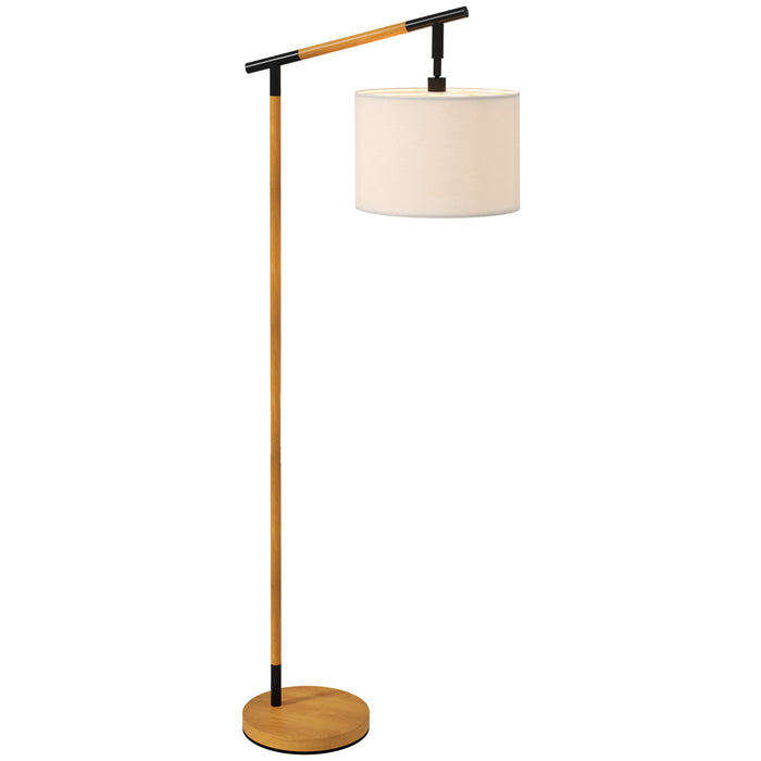 Elegant Modern Floor Lamp - 350° Rotating Shade & LED Illumination for Home - Perfect for Living Rooms and Bedrooms