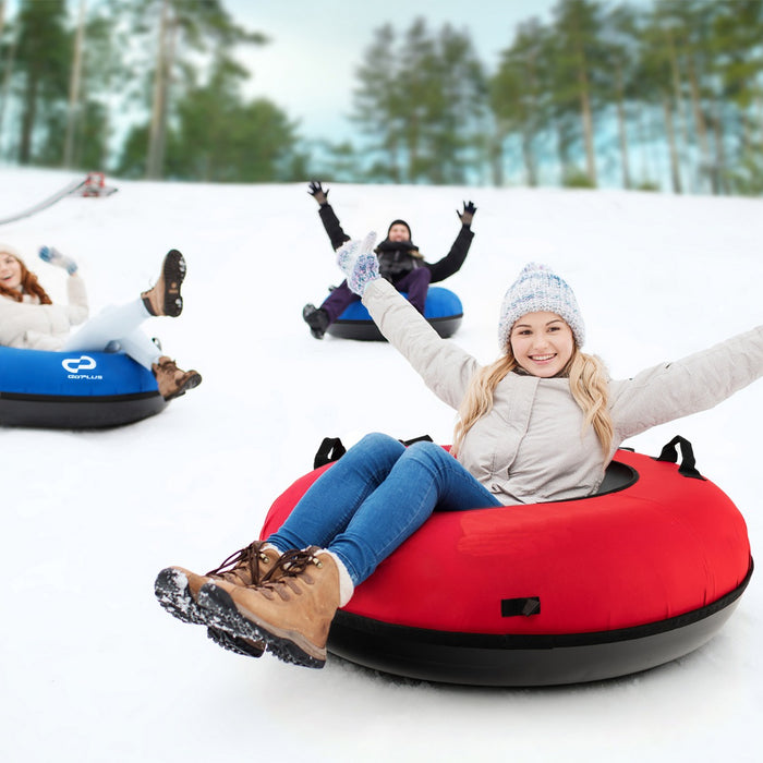 Heavy-Duty Snow Tube - Comfortable Seat Cushion, Durable Design for Children and Adults - Ideal for Winter Fun and Snow Activities