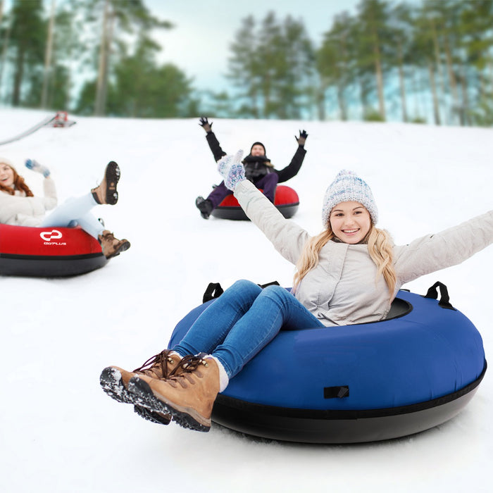 Heavy-Duty Snow Tube - Comfortable Seat Cushion, Durable Design for Children and Adults - Ideal for Winter Fun and Snow Activities