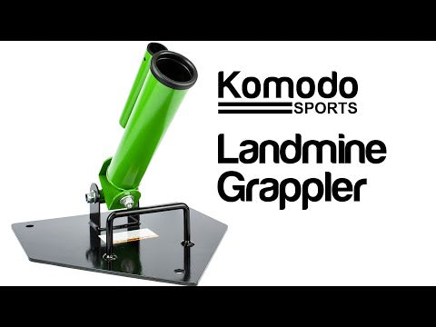 Landmine Grappler Attachment - Fits 1-Inch Standard & Olympic Barbells - Enhances Full-Body Workouts and Strength Training