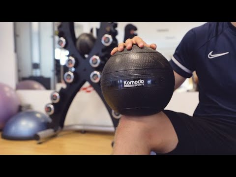 Komodo 8KG Slam Ball - Durable Weighted Fitness Ball for High-Intensity Exercises - Ideal for CrossFit, Strength Training & Cardio Workouts