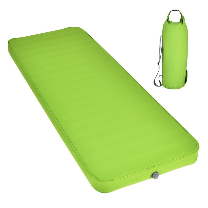 Sleeping Pad with Carry Bag - Durable Comfort Camping Equipment for Travel, Hiking - Ideal for Outdoor Enthusiasts & Adventure Seekers
