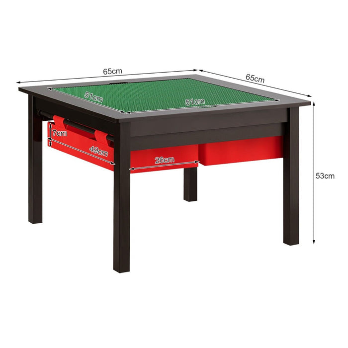 3-in-1 Multi Activity Table for Kids - With Storage Drawers and Play-Coffee Features - Ideal for Keeping Playing Area Organized and Entertaining Children