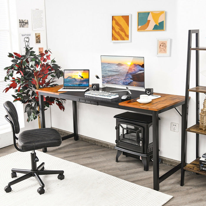 Modern Large Desk - Versatile for Computer Work, Home Office, and Kitchen Use - Catered for Efficient Work and Dining Space Arrangement