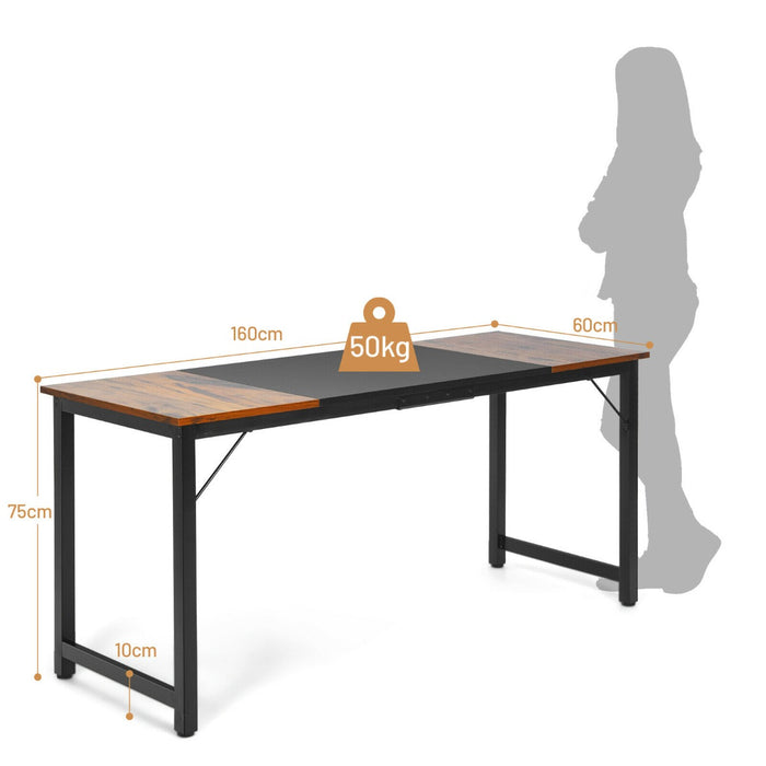 Modern Large Desk - Versatile for Computer Work, Home Office, and Kitchen Use - Catered for Efficient Work and Dining Space Arrangement