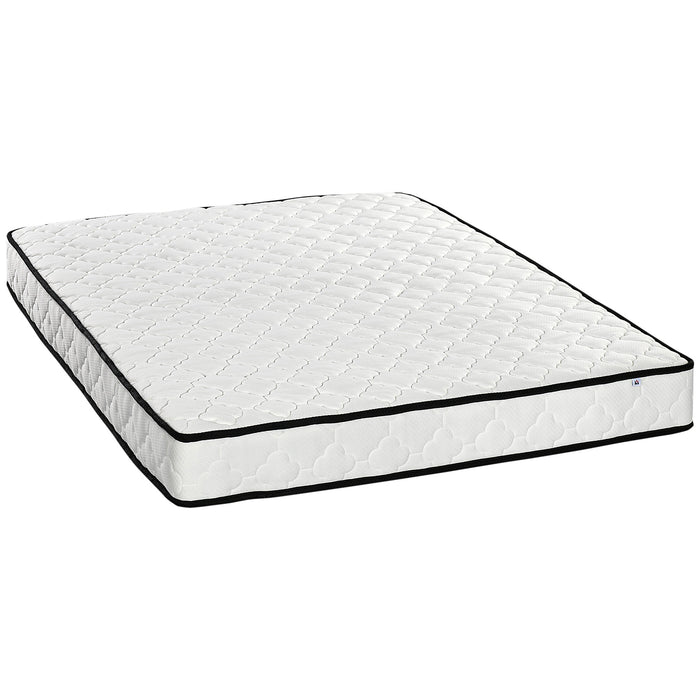 King Mattress with Pocket Springs - Breathable Foam & Individually Wrapped Coils, 200x150x18cm - Ideal for Comfortable, Supportive Sleep