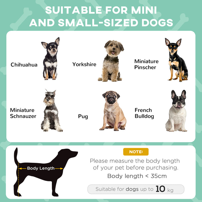 Elevated Cooling Dog Bed - Washable Breathable Mesh for Small Pets, 61x46x63cm - Comfort for Mini and Small Dogs in Light Grey