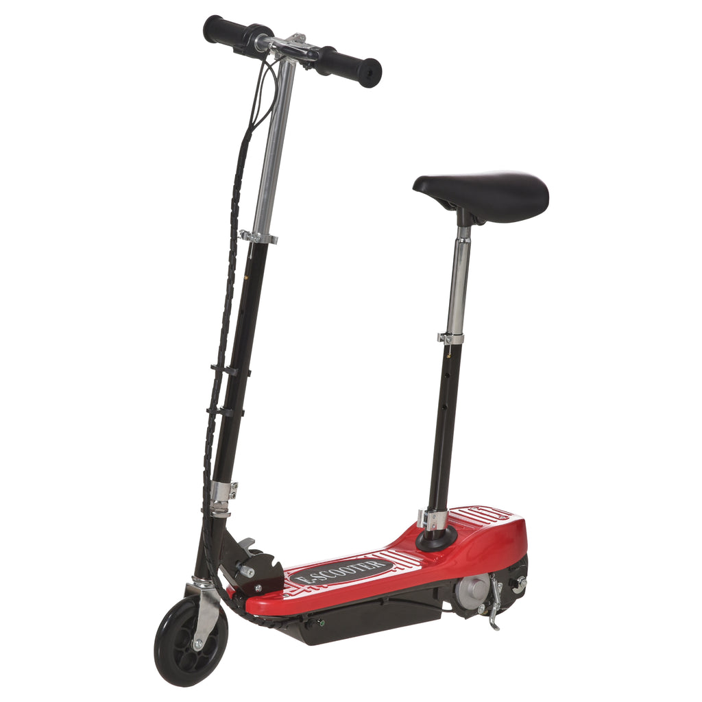 Kids' Electric Scooter - 120W Motorized Ride On Toy with Dual 12V Batteries - Fun Outdoor Sports Toy for Children in Vibrant Red