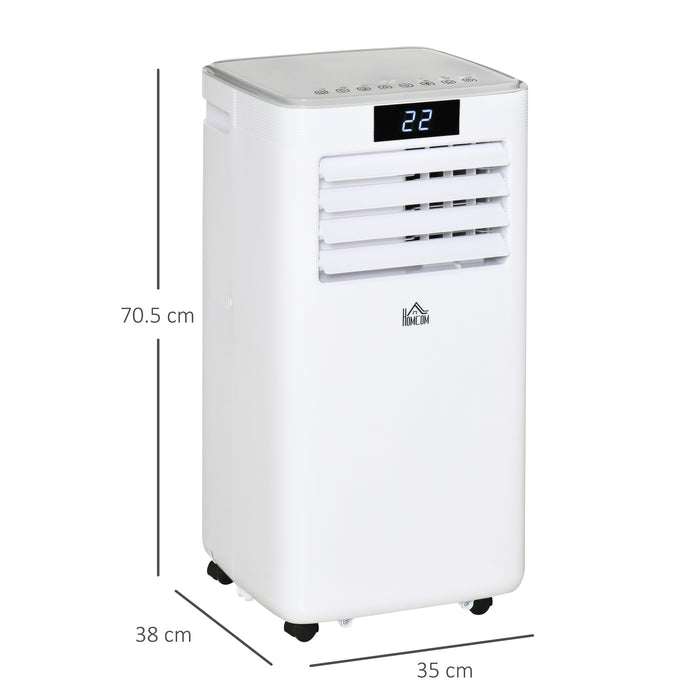 10000 BTU Portable Air Conditioner - Remote-Controlled Cooling, Dehumidifying, and Ventilating Unit with LED Display - Ideal for Home and Office Use