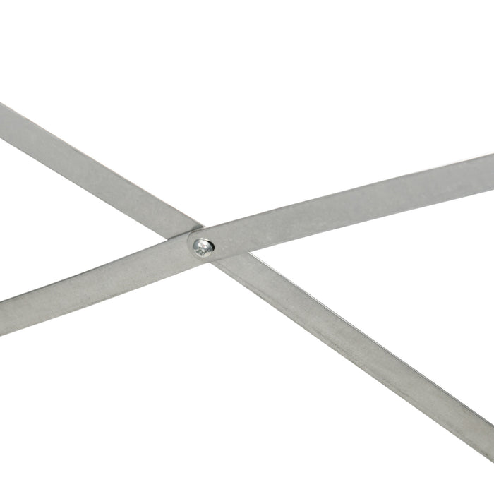 Galvanised Steel Raised Garden Beds - Durable Outdoor Planters with Reinforced Support Rods, 180x90x59 cm - Ideal for Garden Enthusiasts & Urban Farming