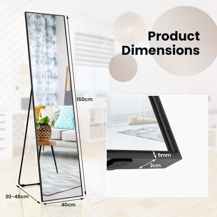 Full Length 160x40cm Mirror - Shatter-proof Glass Safety Feature - Ideal for Household Use and Safety-Conscious Consumers