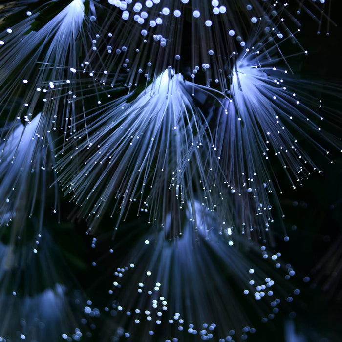 White Pre-Lit 3ft Christmas Tree with Star Topper - 90 LED Lights, Triangular Base, Full-Bodied Holiday Decor - Ideal for Small Spaces & Festive Home Ambiance