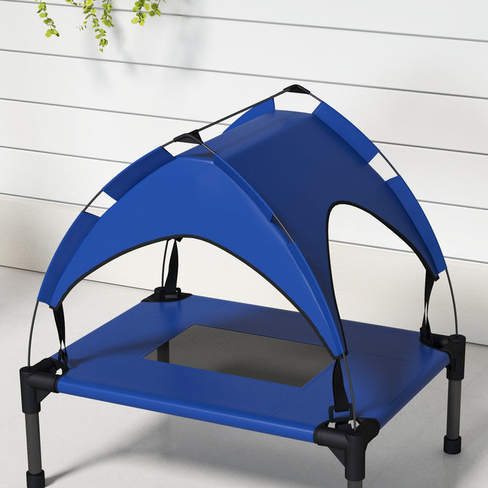 Breathable Mesh Elevated Dog Bed - Cooling, Washable Design for Mini to Small Dogs (61 x 46 x 63cm) - Ideal Comfort for Your Pet in Warm Weather
