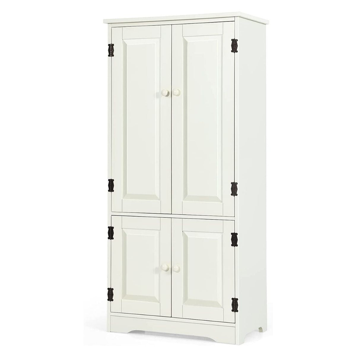 Antique Black Wooden Cabinet - Storage Cupboard and Shelf - Ideal for Keeping Belongings Organized and Enhancing Home Decor